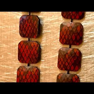 3/$20 Earthy wooden bead Necklace